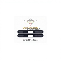 Autocollants universels en maille transparente HD pour haut-parleurs, filet anti-poussière pour iPhone 17 16 15 14 13 12 11