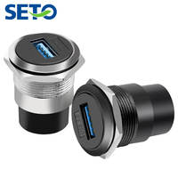 Conector USB Tipo A y C 2.0/3.0 Personalizado, Cable de Alta Corriente, Hembra y Macho, Montaje en Panel PCB, Puerto de Conexión Impermeable, Adaptador