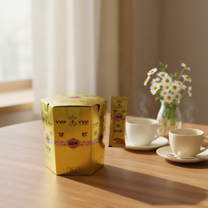 Cajas de Miel Real Vip de Nueva Generación en Oferta - Cajas de Miel 100% Natural con Estampado Dorado en Forma Hexagonal - Versión Personalizable - Product Image 4