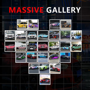 사용자 정의 1.52*20m 대리석 디자인 자동차 포장 비닐 필름 자동 인쇄 랩 흰색 마블링 자동차 랩 비닐 - Product Image 5