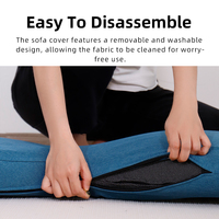 Canapé de yoga multifonctionnel au design moderne, ergonomique, pour le soulagement de la pression, la santé et le sport, avec protection du dossier, idéal pour baie vitrée et tatami