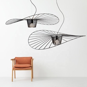 Design creativo del <span class=keywords><strong>lampadario</strong></span> del <span class=keywords><strong>cappello</strong></span> di paglia industriale moderno del ferro <span class=keywords><strong>per</strong></span> l'arredamento del ristorante & del Bar - Product Image 1