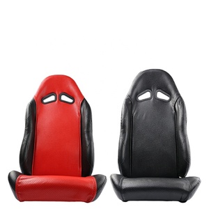 LINGQI Sièges en cuir de taille moyenne pour siège une personne pour véhicule tout-terrain à 4 roues <span class=keywords><strong>Karting</strong></span> Kart ATV UTV - Product Image 1