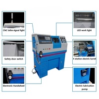 YH210 Hot Selling Mini CNC Draaibank 2-assige Automatische Draaibank Metaalbewerking voor Industriële Machines Kleine Onderdelenbewerking Draaibank CNC