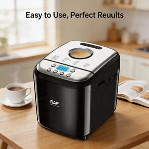 Máquina para Hacer <span class=keywords><strong>Pan</strong></span> Totalmente Automática YC-51, Capacidad de 1.5L, 550W, Acero Inoxidable, Amasadora y Fermentadora con Temporizador para el Hogar - Product Image 1