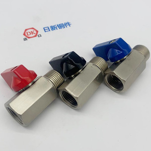Mini Carbon Steel Ball Valve 1/2 In Threaded For Oil Water Media - Product Image 3