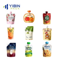 Sachets d'emballage personnalisés en PE de qualité alimentaire, résistants à l'humidité, avec bec verseur, pour boissons liquides, jus, lait, thé, boissons énergisantes