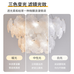 French-Style Chandelier for the Living Room, New Main Light, and Luxury Style, <strong>Crystal</strong> - Product Image 3