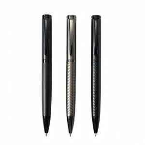 Factory Wholesale Matte Metal Ballpoint <b>Pen</b> Laser Logo Business Black Simple Promotional Gift Novelty <b>Pen</b> - Product Image 1