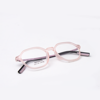Montures optiques unisexes pour jeunes, monture intégrale en titane bleu, en acétate tendance, imprimées, pour lunettes de lecture – Vente en gros