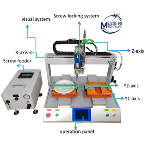 Máquina de apriete de tuercas robótica automática, precio de fábrica, máquina de sujeción de tornillo, línea de montaje de maquinaria, 1 año de garantía, Motor de motor - Product Image 1