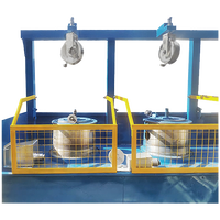 Machine de tréfilage à froid de fil métallique entièrement automatique motorisée ShenKang BSJ-5X 22KW/30KW, entrée maximale 6,5 mm