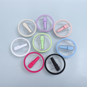 Grand gobelet de voiture 40oz avec couvercle en plastique transparent paille pliable en silicone anti-fuite pour boire directement pour faire bouillir la randonnée de voyage - Product Image 3