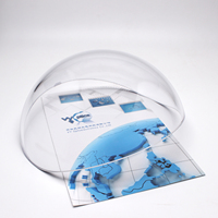 Dôme anti-explosion en polycarbonate PC de forme spéciale VY Optics avec revêtement anti-buée permanent