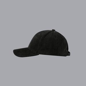 Casquettes de baseball en velours côtelé de haute qualité à 6 panneaux avec logo personnalisé brodé, casquettes de papa structurées vierges - Product Image 6