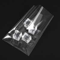 Sacs plats transparents en OPP YIDALI pour emballage de sucettes, option de logo personnalisé, utilisation pour cadeaux et artisanat