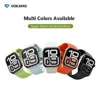 Tali Jam Tangan Sport FKM Tahan Air Bercahaya OEM dengan Quick Release untuk Apple Watch 49mm 46mm 45mm 44mm Ultra Series 10 SE