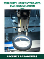 Machine intégrée d'inspection par vision laser à fibre optique DataMatrix GS1 Honest Mark russe avec rejet automatique pour aluminium, compatible DXF/AI/DWG