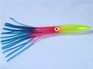 Muestras Gratis, Señuelo de Pesca de Calamar de Goma de 30 cm y 39 g, con Cola Larga y Colorida, Tipo Calamar, con Falda de <span class=keywords><strong>Pulpo</strong></span> - Product Image 2