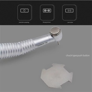 Custom Tandheelkundige Led Hoge Snelheid Handstuk <span class=keywords><strong>3</strong></span> Manier <span class=keywords><strong>Spray</strong></span> E-Generator 2/4 Gat Drukknop Luchtturbine Voor Tandheelkundig Gereedschap - Product Image 5