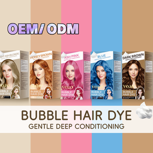 Fabricant OEM Vente en gros Couleur de cheveux en <span class=keywords><strong>mousse</strong></span> végétale naturelle Shampooing Colorant à bulles Colorant rapide multicolore pour cheveux - Product Image 2