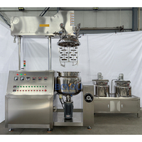 Mélangeur à vide hydraulique en acier inoxydable pour la fabrication de cosmétiques, crème et lotion