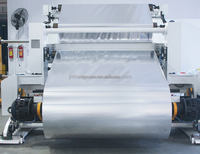 Stock d'étiquettes mates PET Papier auto-adhésif PET Argent Polyester Autocollant PET Argent Rouleau géant de papier pour étiquettes