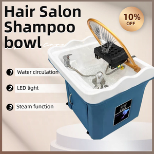 Lavabo Portátil Negro de Bajo <span class=keywords><strong>Precio</strong></span> para Salón de Belleza, Lavabo Bajo Encimera Estilo Turco - Product Image 6