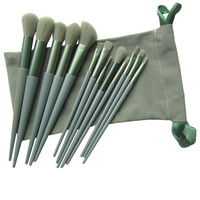 Ensemble de 13 pinceaux de maquillage personnalisés avec logo 2026, pinceaux à poudre illuminatrice, blush, avec sac, échantillons de pinceaux dédiés, originaux
