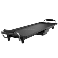 Plaque de cuisson électrique Aifa antiadhésive extra large pour barbecue, grillades et shawarma