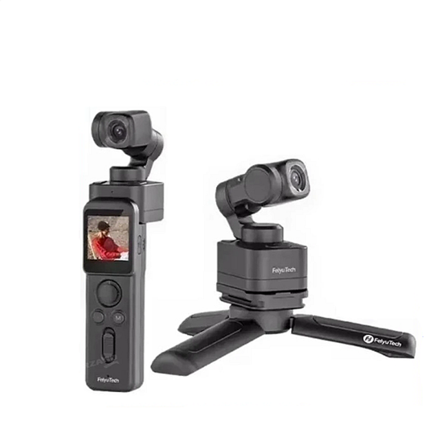 Photography FeiyuTech Feiyu Pocket 3 4K 60fps Footage Magnetic Attach AI Tracking Follow 3-Axis Camera Gimbal