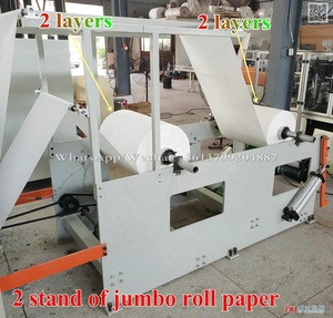 Máy Làm Giấy Lau Tay Dập Nổi Cán Keo Tự Động V-folding - Product Image 5