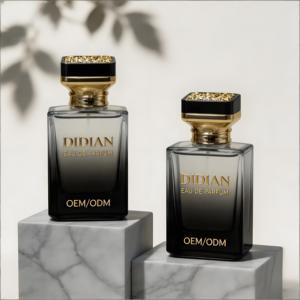 Vente en gros de flacons de parfum uniques personnalisés de 30 ml, 50 ml, 100 ml, flacon de parfum en verre de luxe rechargeable avec emballage en boîte - Product Image 5