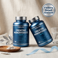 Créatine Pré-Entraînement en Comprimés en Vrac avec HCL Micronisé pour la Récupération Musculaire et l'Énergie, 180 Comprimés 180g, Fournisseur OEM ODM