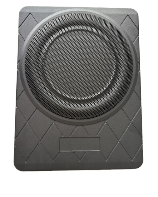Slim Active 8/10 Inch Car Subwoofer 600W Max Powered Underseat Bass Box Speaker