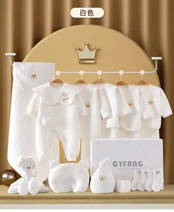 newborn baby clothes sets box girls romper gift cotton wholesale children kids clothing D10