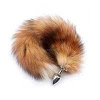 Jouets sexuels pour adultes longue queue de jouets anaux pour SM & Cospaly Fox tail buttplug