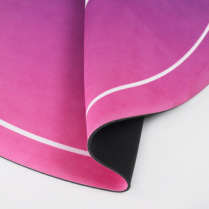 Esterilla de yoga redonda Yongjin de TPE antideslizante, absorbente de impactos y silenciosa para ejercicios de fitness en interiores, deportes y entrenamiento. - Product Image 4