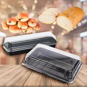 Food Grade Plastica Torta di Latta di Imballaggio Usa E Getta Rotolo Svizzero Cassette