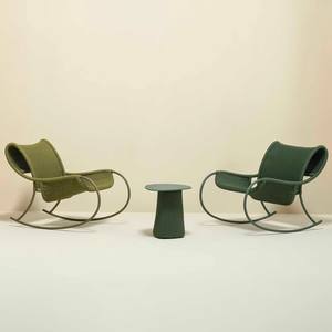 ชุดโต๊ะเก้าอี้รับประทานอาหารกลางแจ้งทันสมัย ทนทาน กันน้ำ ทำจากหวาย เหมาะสำหรับห้องนั่งเล่น ระเบียง วิลล่า โรงแรม และลานบ้าน - Product Image 1