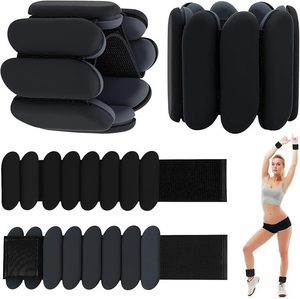 Pesas de Silicona Impermeables <span class=keywords><strong>para</strong></span> Muñecas y Tobillos, Bandas Ajustables con Peso <span class=keywords><strong>para</strong></span> Fitness, Running, Yoga, Pilates y Entrenamiento de Fuerza - Product Image 4