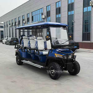 4 Wheel Low Speed Electric Golf Cart With Complete Roof <b>Windshield</b> Lithium Battery For Resort Campus Sightseeing Transfer - Product Image 4