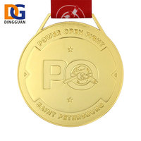 Médaille de finition en métal en alliage de zinc de boxe de médailles d'usine de Shenzhen