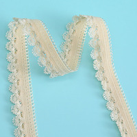 Décoration de sous-vêtements sur mesure bordure en dentelle ceinture élastique à coudre bande élastique avec dentelle picot pour bricolage de vêtements