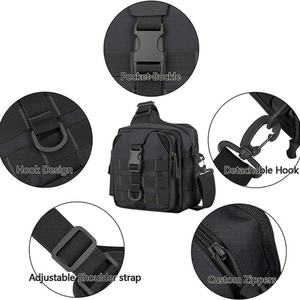 Sac bandoulière pour homme tendance, sac de poitrine, petit sac messager, sac à dos pour la course à pied, le vélo, le port quotidien - Product Image 6