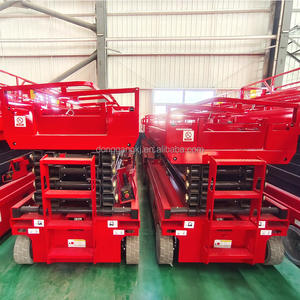 Pengambil pesanan udara pengendali bahan elektrik penuh, gunting hidrolik kerja ditinggikan baterai asam timbal bersertifikat CE - Product Image 3