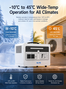 Station d'alimentation portable LiFePO4 960Wh, générateur solaire, alimentation de secours domestique UPS 10ms |   Système d'alimentation de secours - Product Image 6