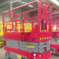 Plateforme élévatrice à ciseaux 6m 8m 12m 16m, élévateur mobile électrique 230kg 320kg