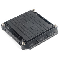 Kotak Penyambung Serat Optik 24-Core Aerial, Kotak Enklosur Kabel Serat Optik Tahan Air Luar Ruangan 12-Core 2 Inlet 2 Outlet