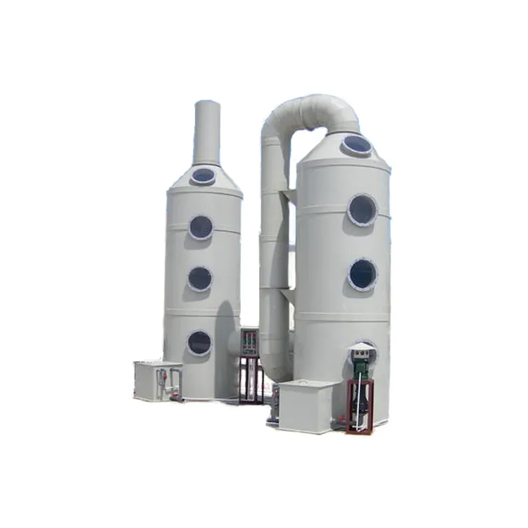 Equipamento ambiental para tratamento de gás de resíduos, esfoliador molhado/co2